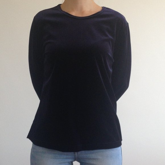 Great Lakes Country - Dark Blue Velvet Shirt - Picture 4 of 5